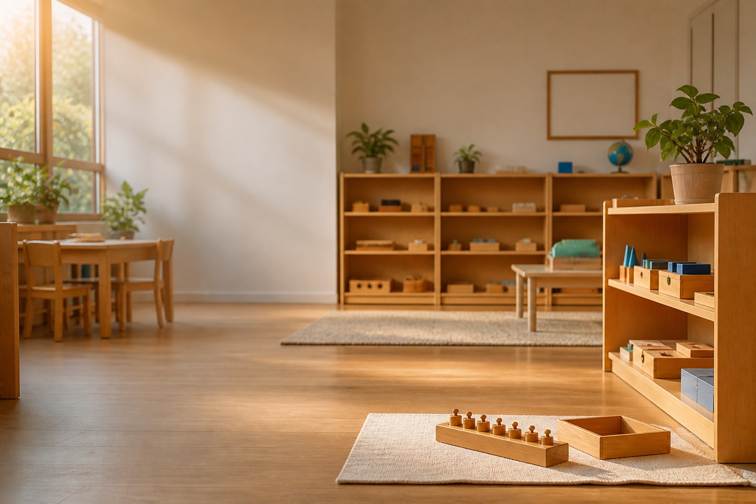Prepared Montessori classroom environment