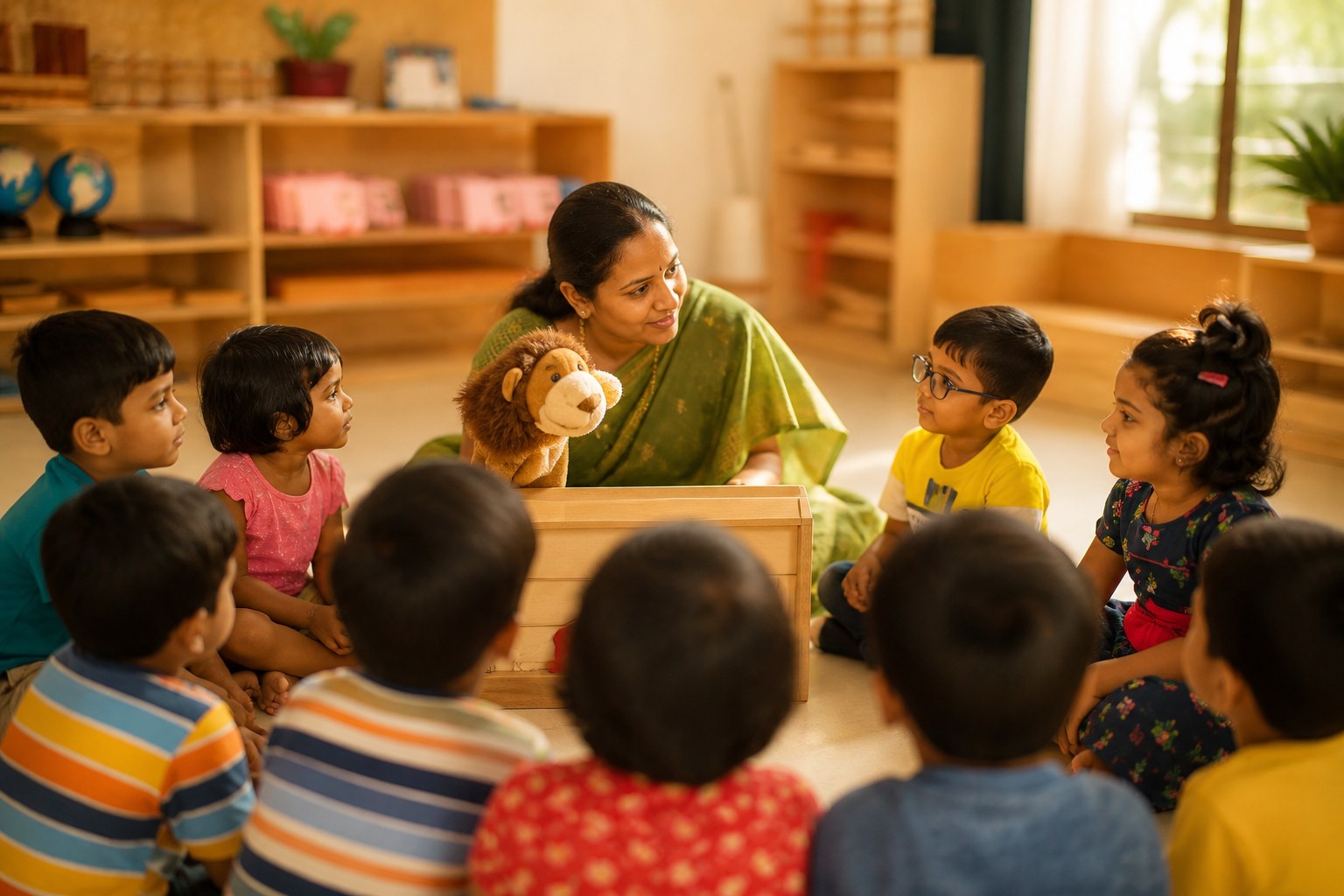 Nurturing day care environment at Aditi Montessori