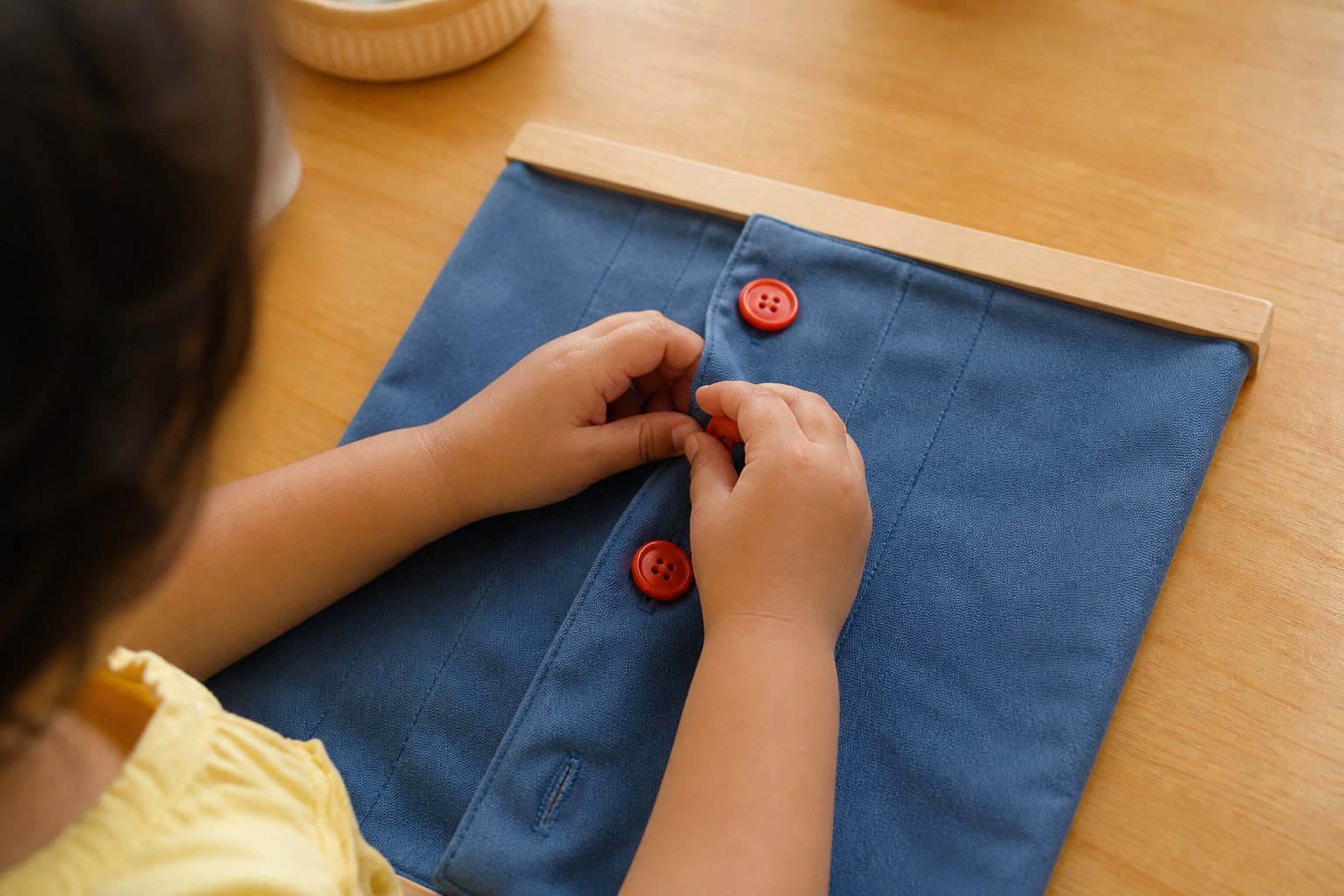 Buttoning and zipping